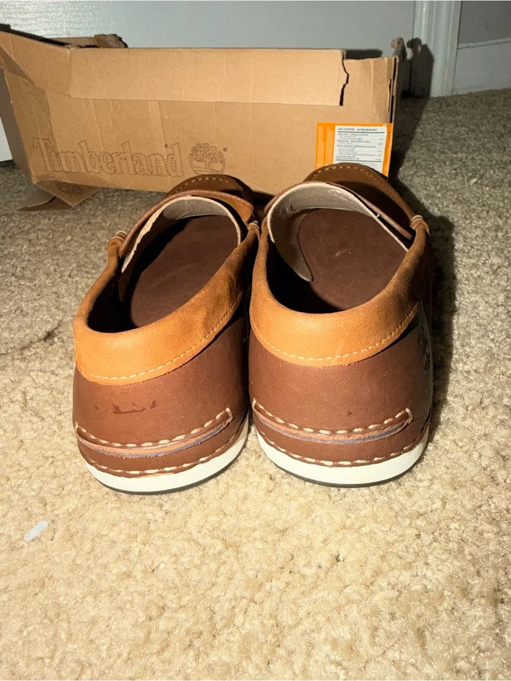 Timberland Earthkeepers EK 2.0 Men’s Size 8 Brown Leather Slip-On Loafers